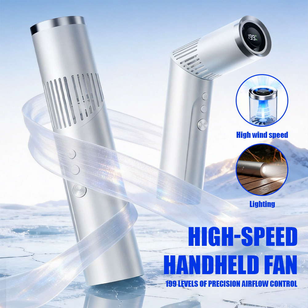 Outdoor Camping Fan - Миниатюрный ручной вентилятор с бесщеточным двигателем