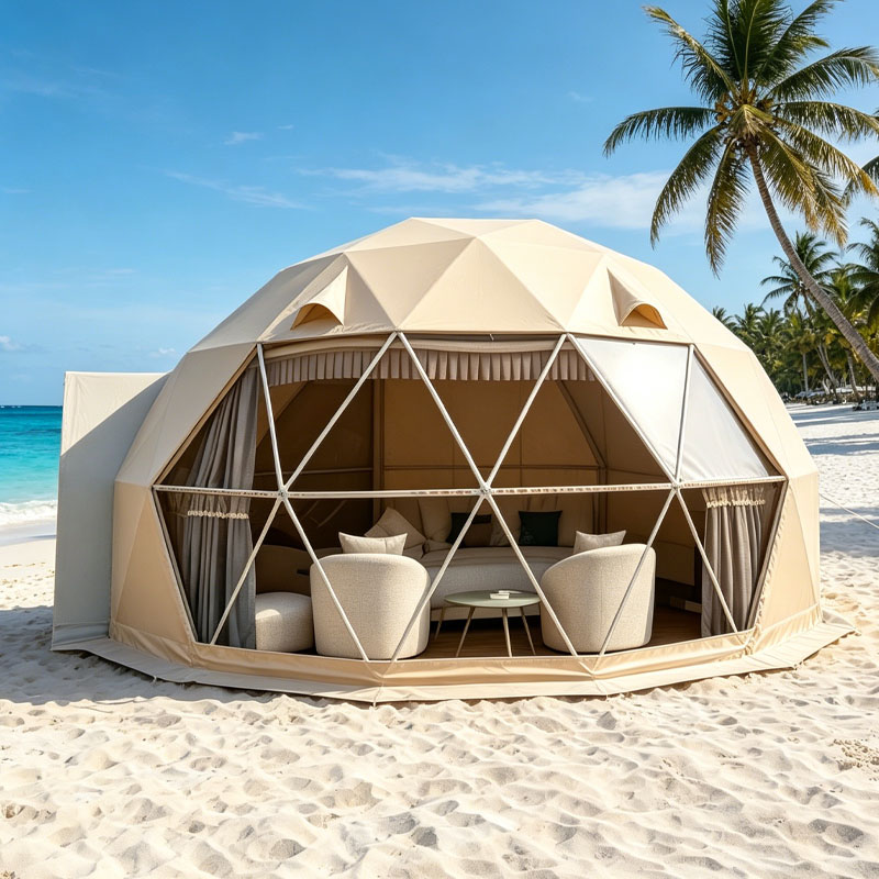 Outdoor Camping Dome - Роскошный геодезический купольный дом-тент для глэмпинга