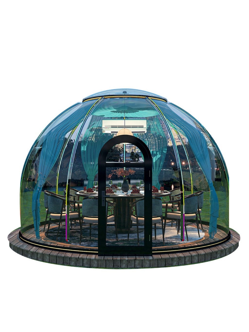 Outdoor Camping Exhibition - Прозрачный купольный дом-пузырь, палатка для глэмпинга