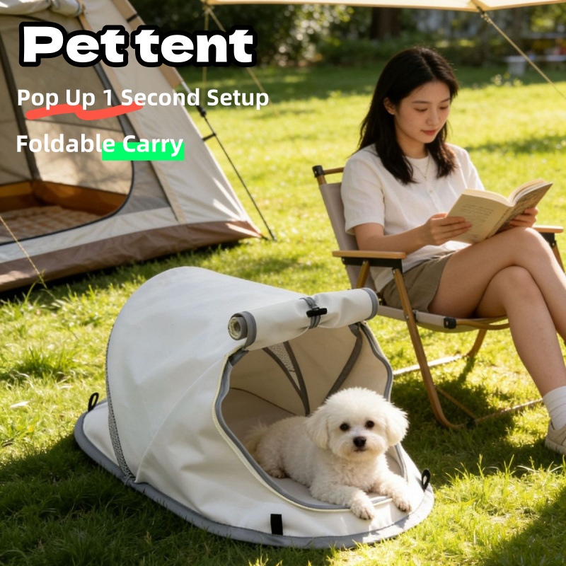 Outdoor Camping Dog Bed - Портативная складная палатка-домик для собак с