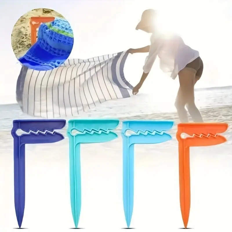 Outdoor Camping Rugs - Открытый держатель для пляжных полотенец Держатель
