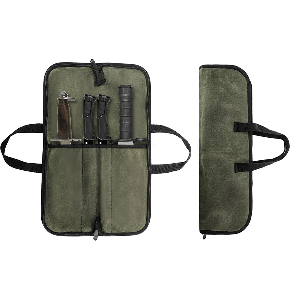Camping Knife Multi-Tool - Сумка-чехол для ножей из вощеного холста
