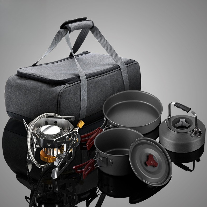 Outdoor Camping Gas Stove - Портативный газовый набор для приготовления пищи