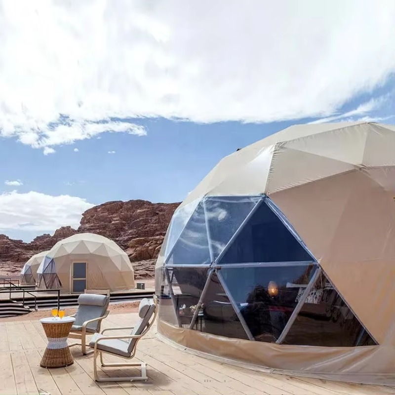 Outdoor Camping Dome - Уличный садовый домик-купол, геодезический купольный шатер-иглу