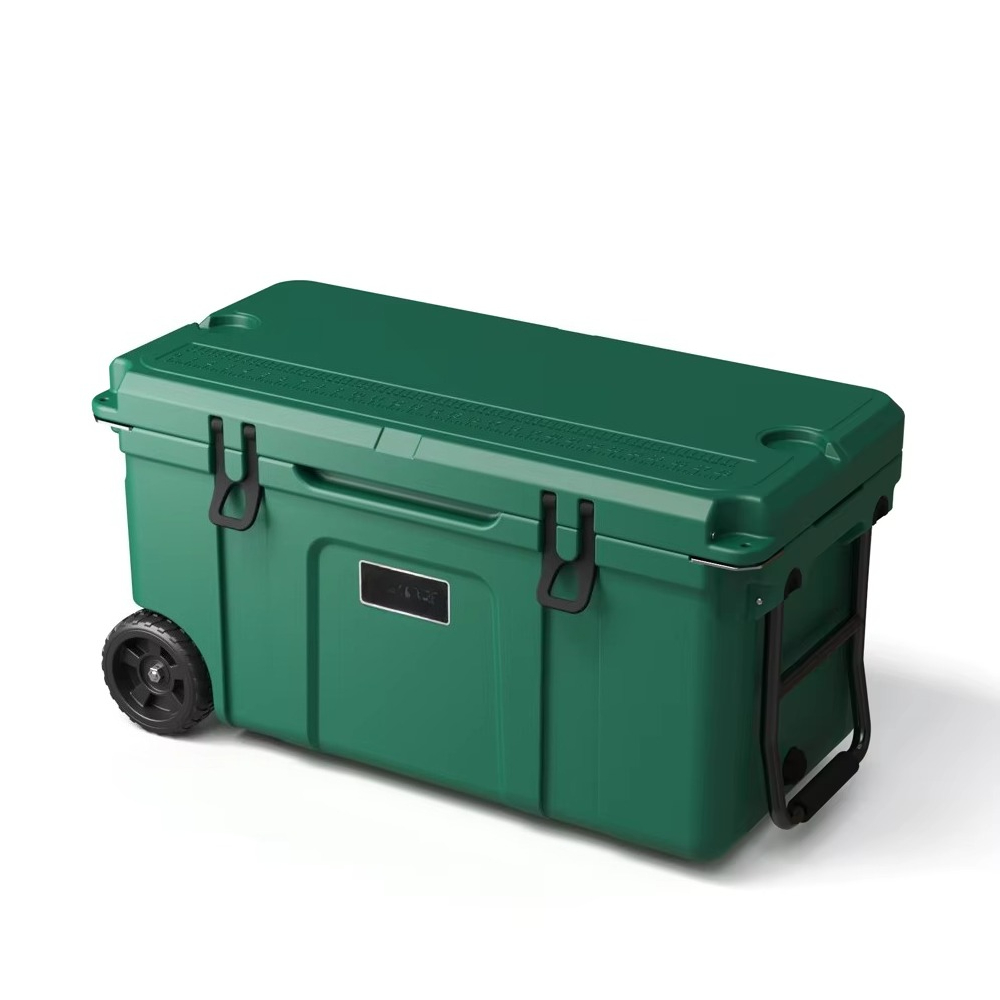Outdoor Camping Box - Изотермический контейнер-тележка 70QT с индивидуальным логотипом,