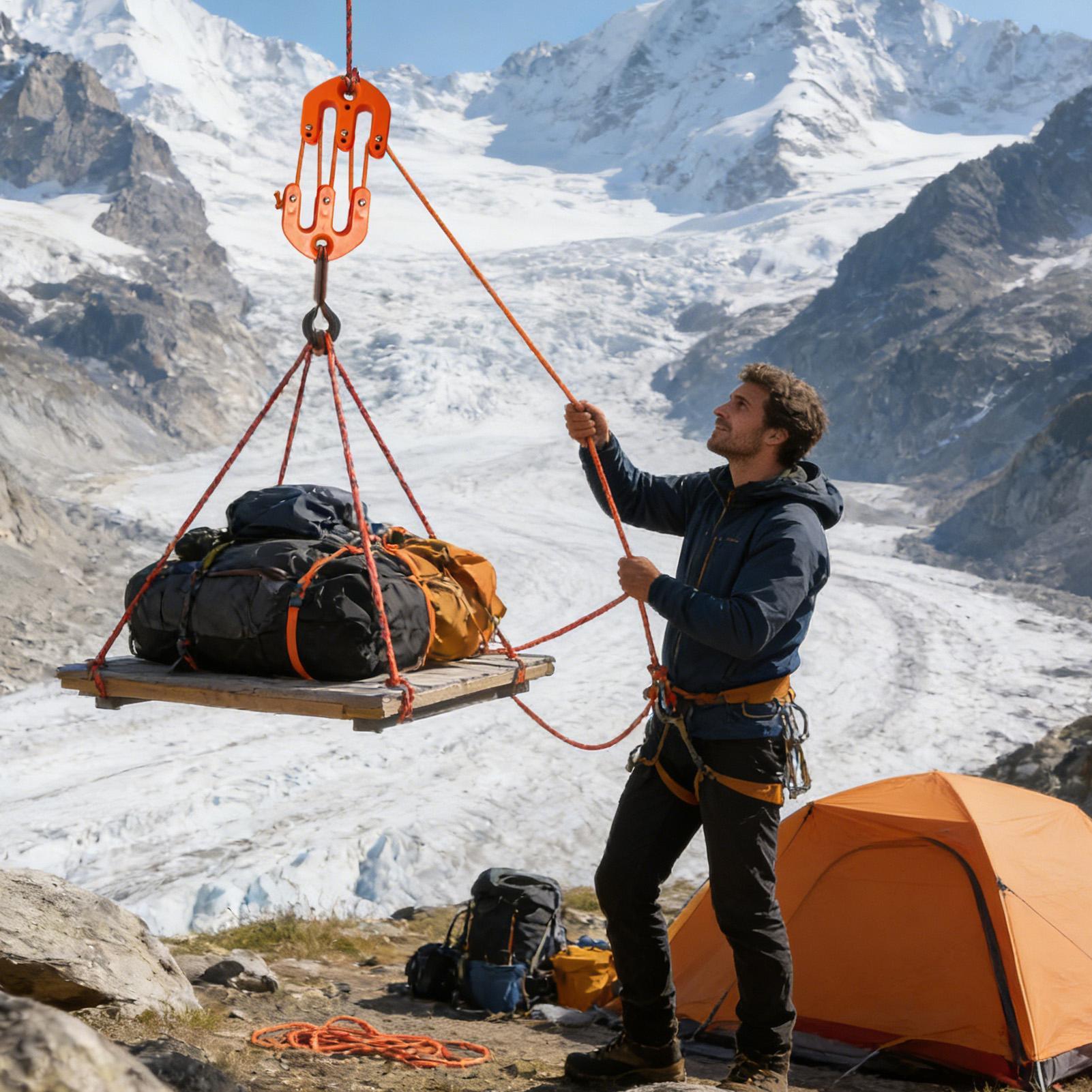 Outdoor Camping Games - Портативная подъемная система Game Hoist: стойка-трап