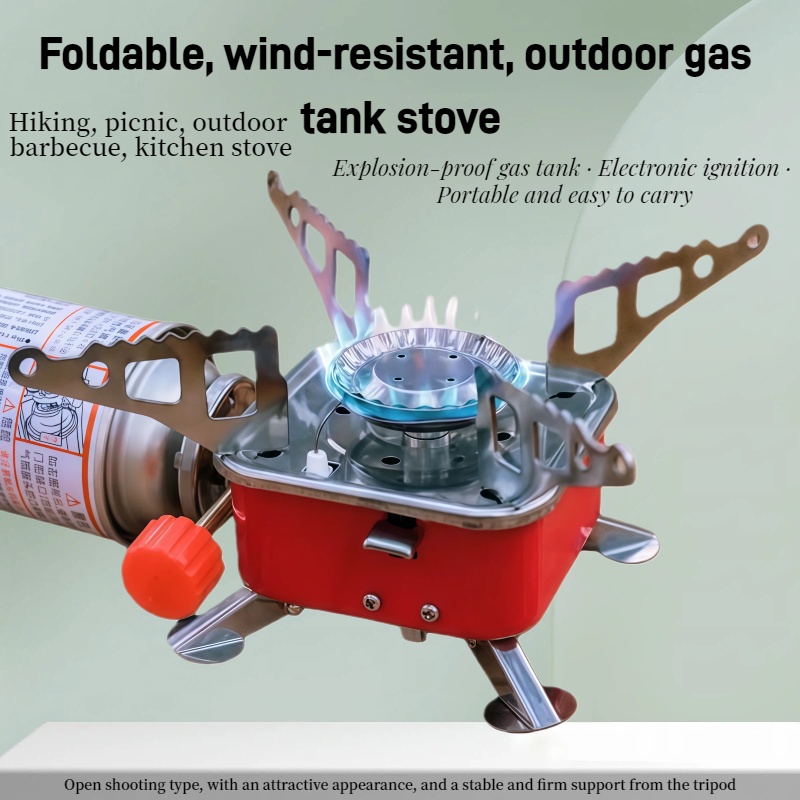 Outdoor Gas Camping Oven - Портативная складная газовая плита для кемпинга,