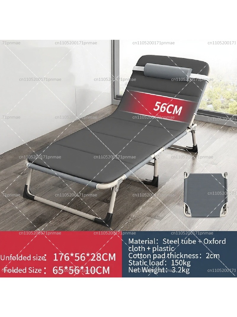 Outdoor Camping Chairs - Металлическая складная односпальная кровать, современная портативная