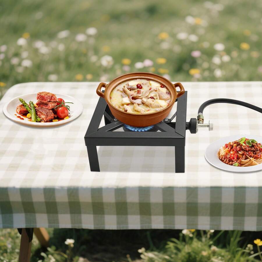 Outdoor Camping Burner - Портативная одноконфорочная газовая плита для улицы,