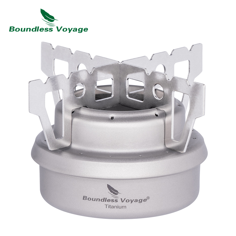 Outdoor Camping Burner - Титановая спиртовая горелка Boundless Voyage, мини-спиртовая