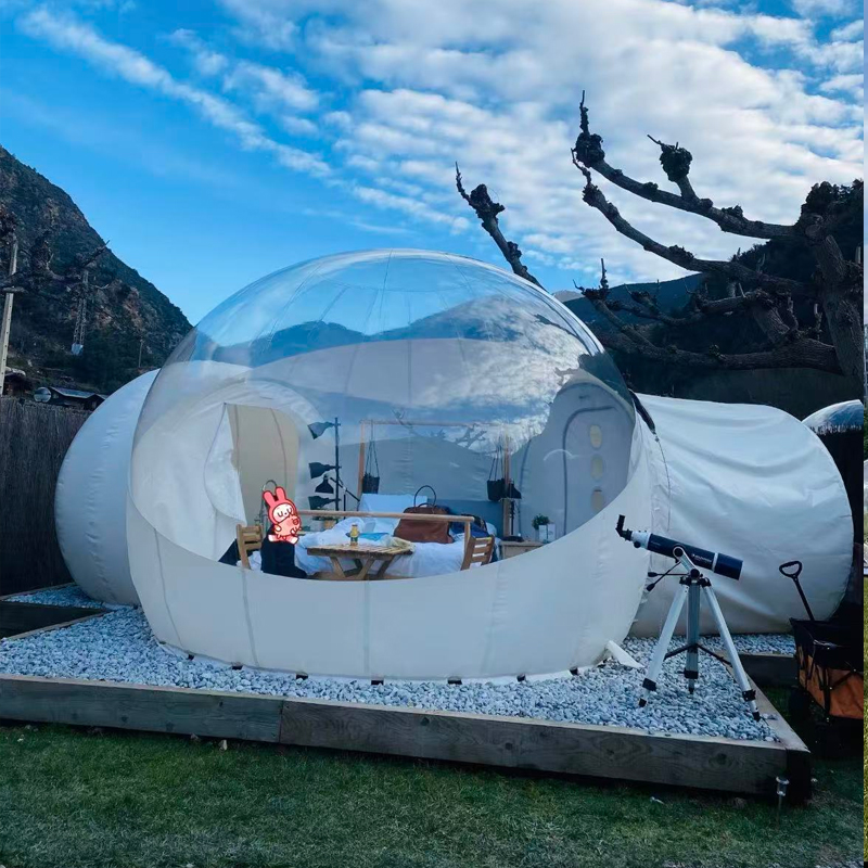 Прозрачная сферическая палатка – обзор и цена Outdoor Camping Exhibition