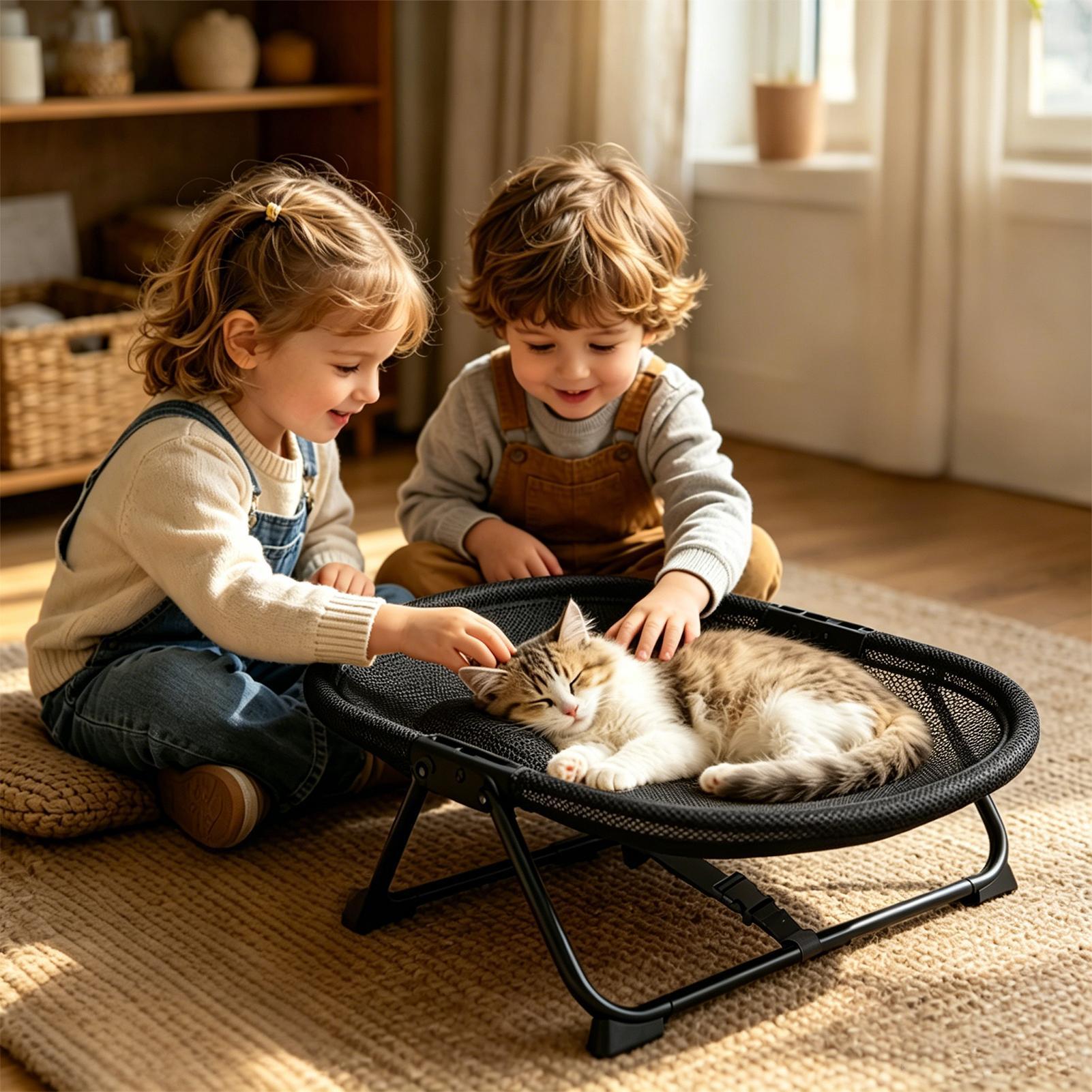 Складная мягкая кровать-гамак  – обзор и цена Outdoor Camping Dog Bed