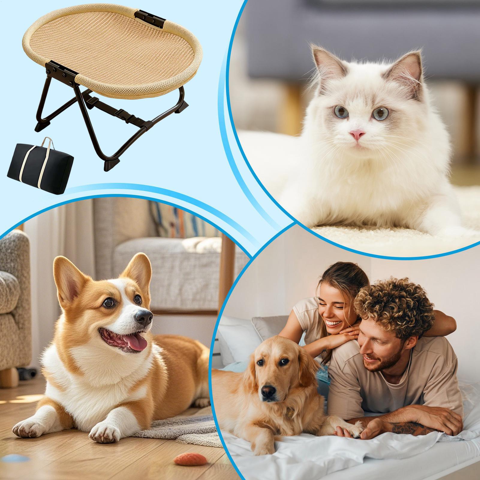 Складная мягкая кровать-гамак  – обзор и цена Outdoor Camping Dog Bed