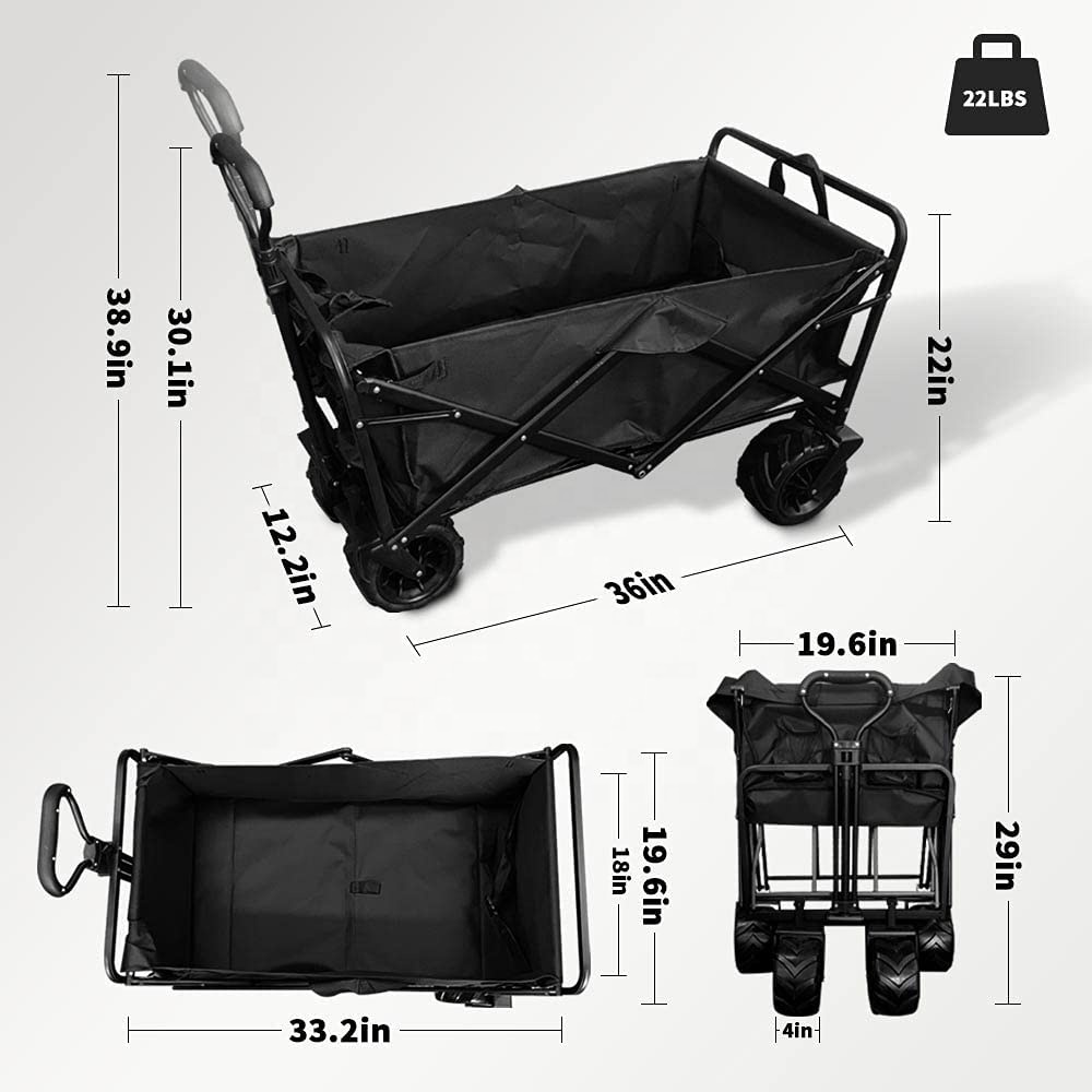 Новая складная тележка большой – обзор и цена Outdoor Camping Furniture