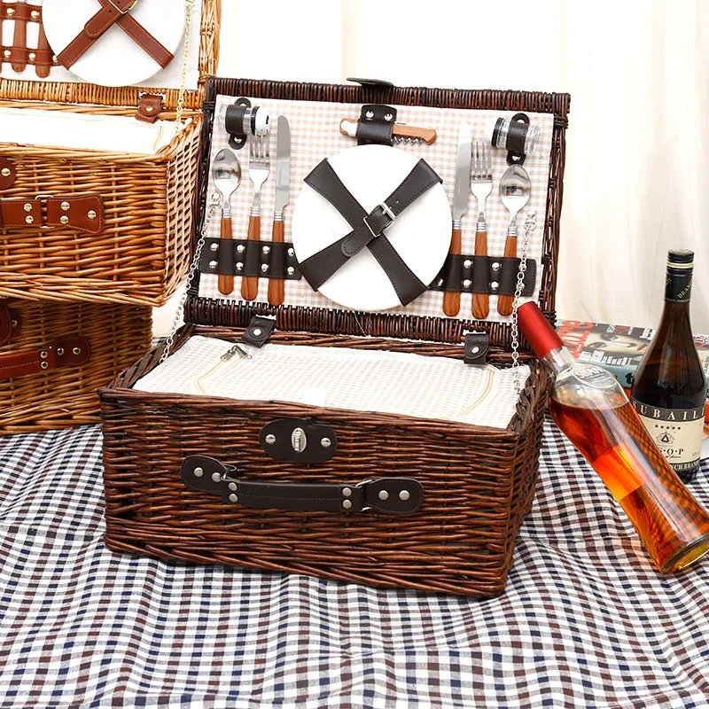 Плетеная корзина для пикника и – обзор и цена Outdoor Camping Box