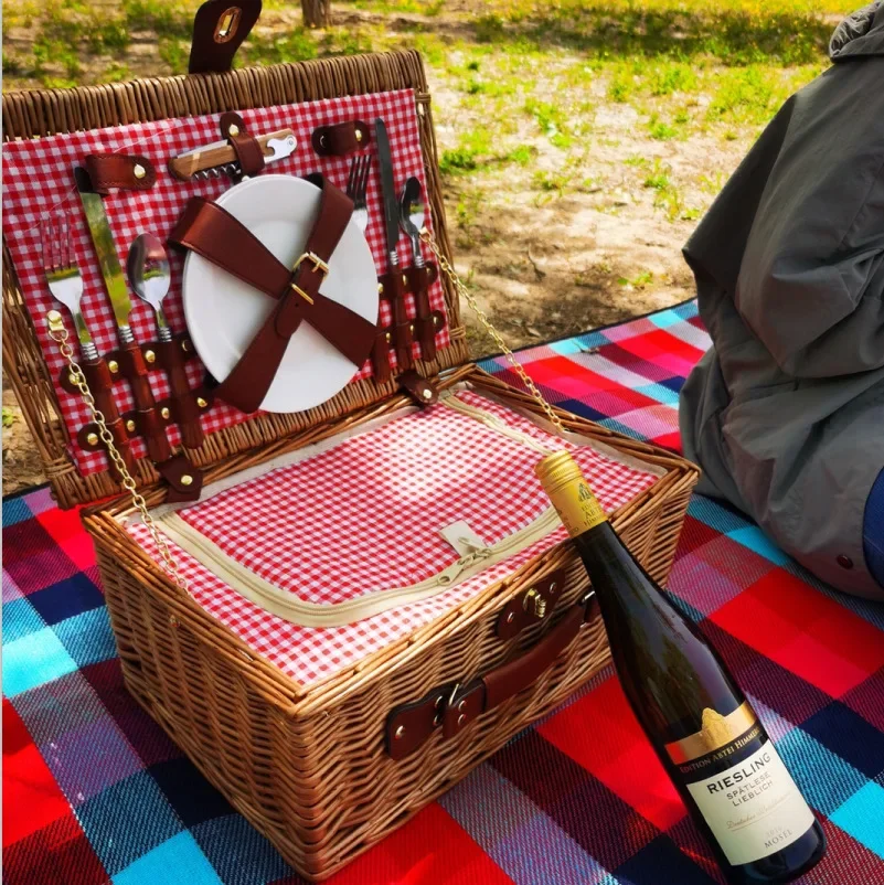 Плетеная корзина для пикника и – обзор и цена Outdoor Camping Box