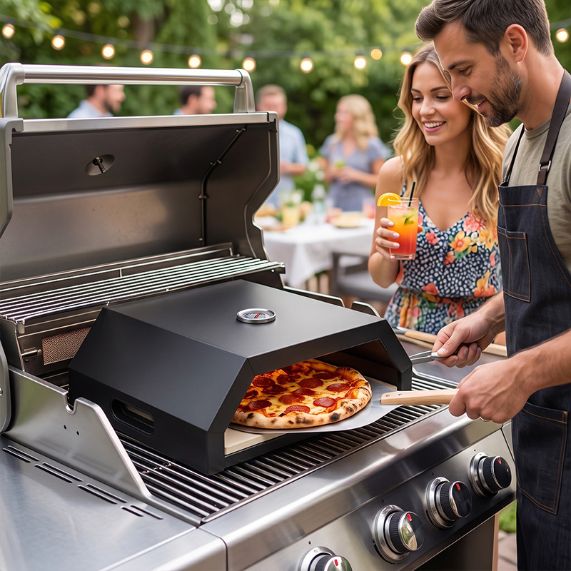 12-дюймовая портативная газова – обзор и цена Outdoor Gas Camping Oven