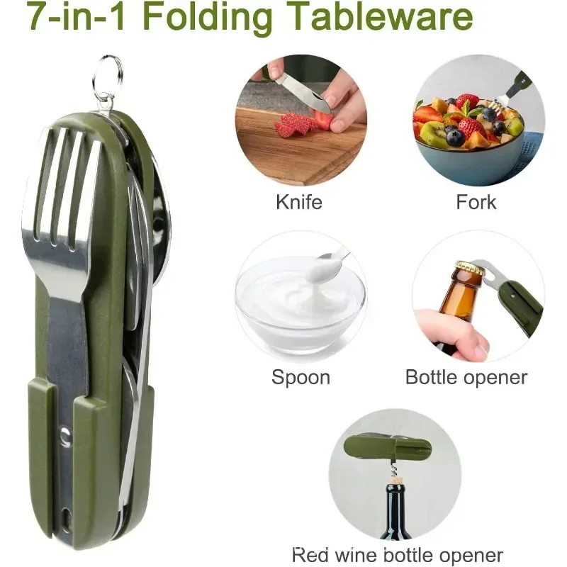 Посуда для кемпинга на открыто – обзор и цена Camping Knife Multi-Tool
