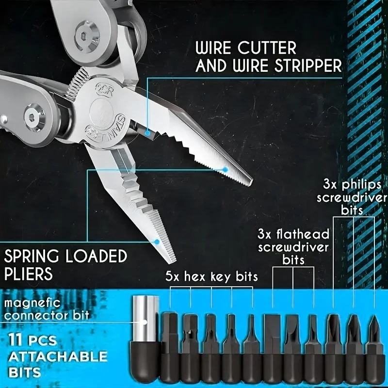 Многофункциональный инструмент – обзор и цена Camping Knife Multi-Tool