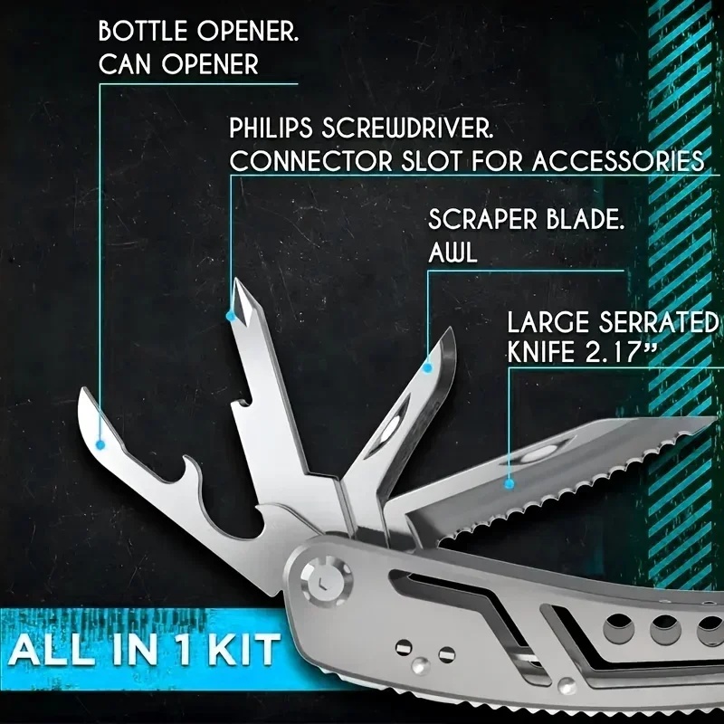 Многофункциональный инструмент – обзор и цена Camping Knife Multi-Tool