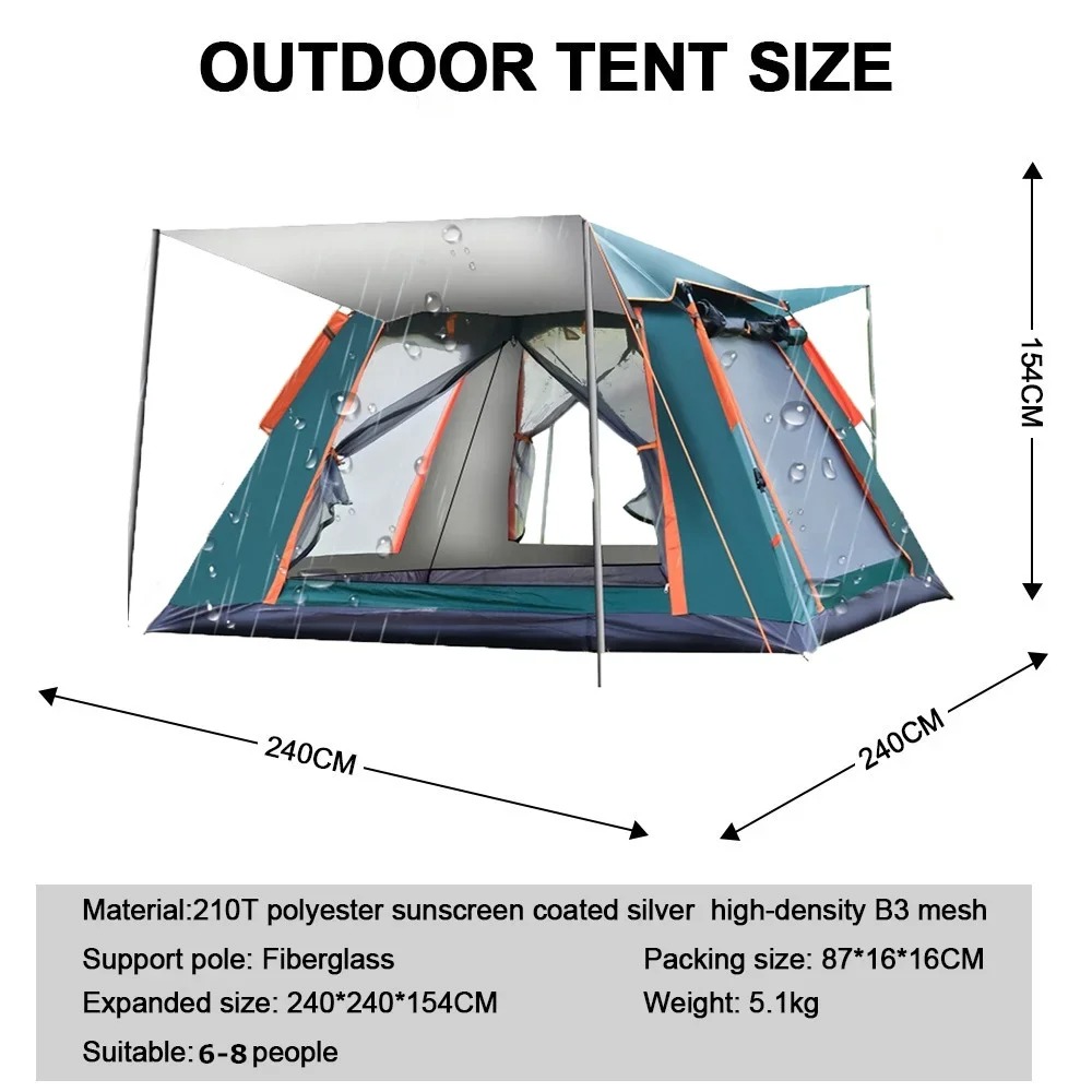 Водонепроницаемая автоматическ – обзор и цена Outdoor Camping Dome