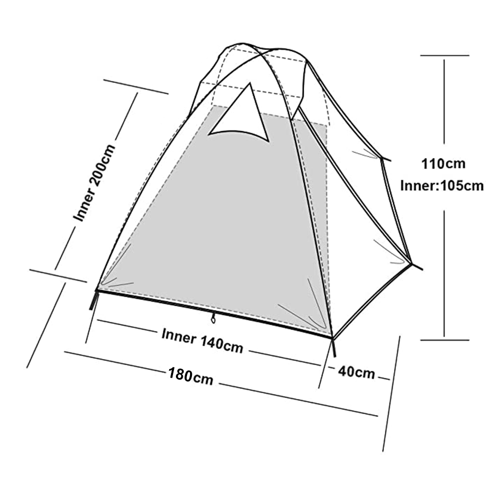 Палатка Desert Fox для 2 челов – обзор и цена Outdoor Camping Dome