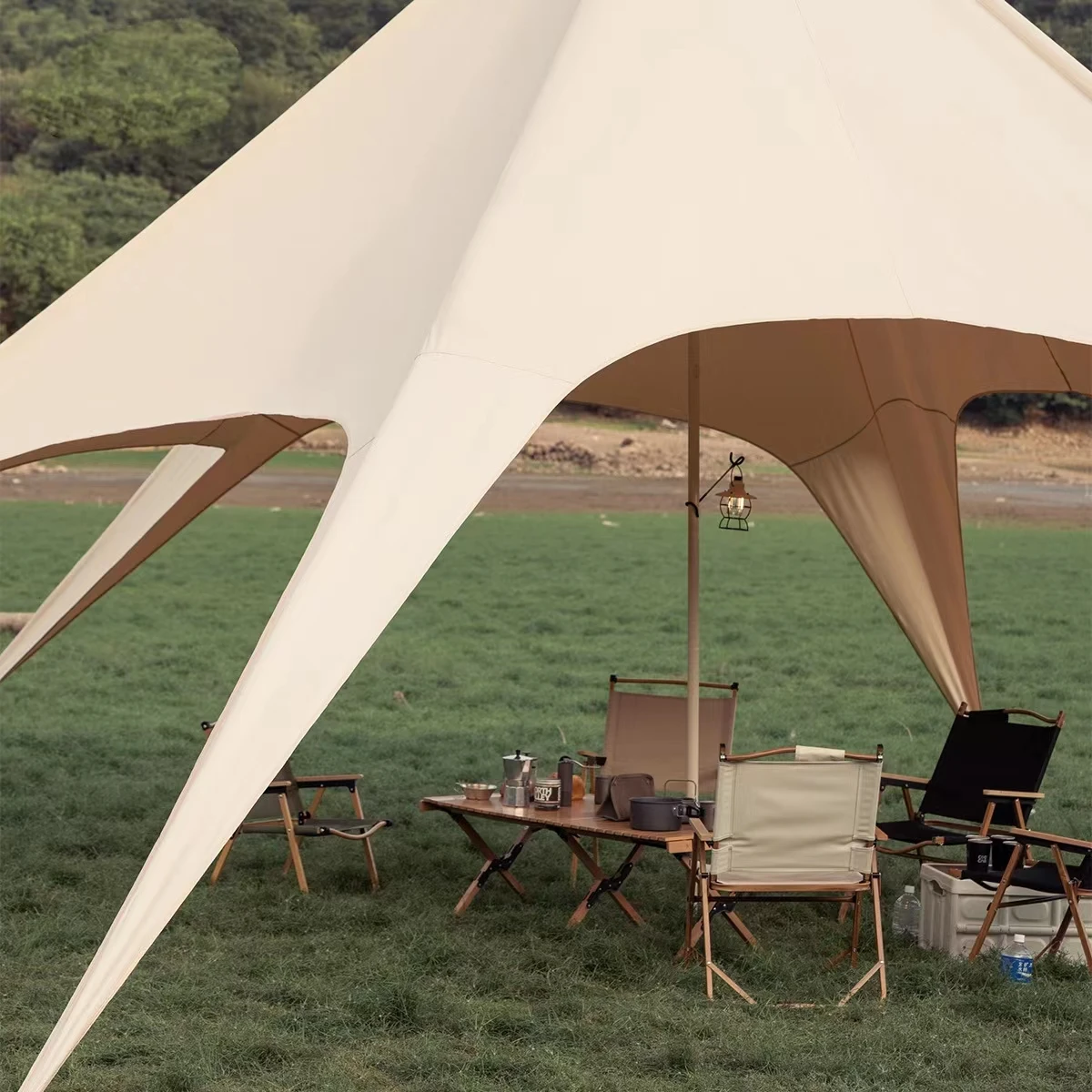 Всплывающая палатка с навесом  – обзор и цена Outdoor Camping Exhibition