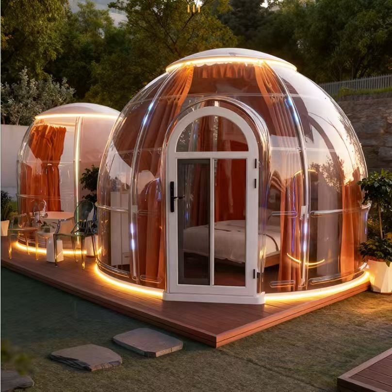 Прозрачный купольный шатер-пуз – обзор и цена Outdoor Camping Dome