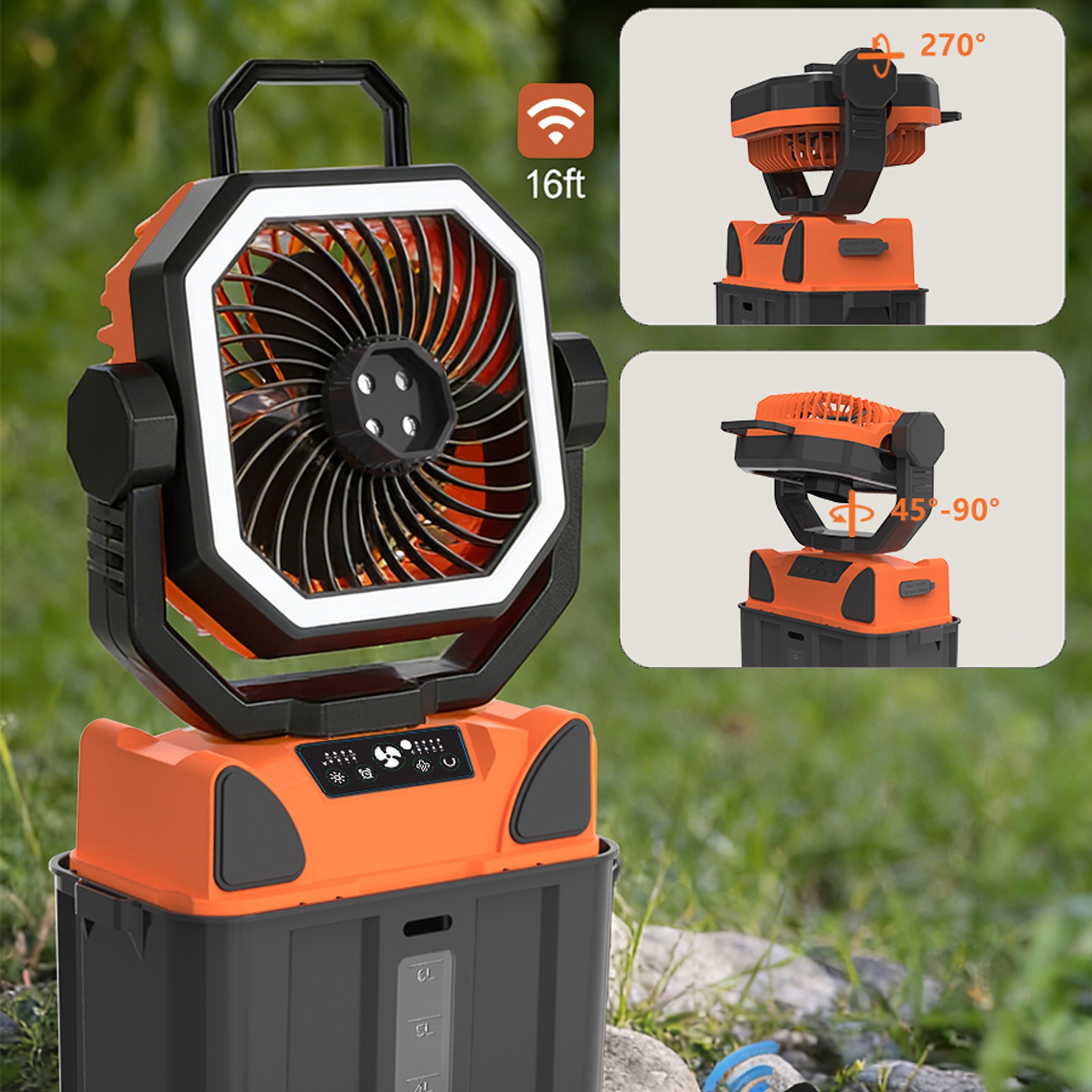 Перезаряжаемый вентилятор для  – обзор и цена Outdoor Camping Fan