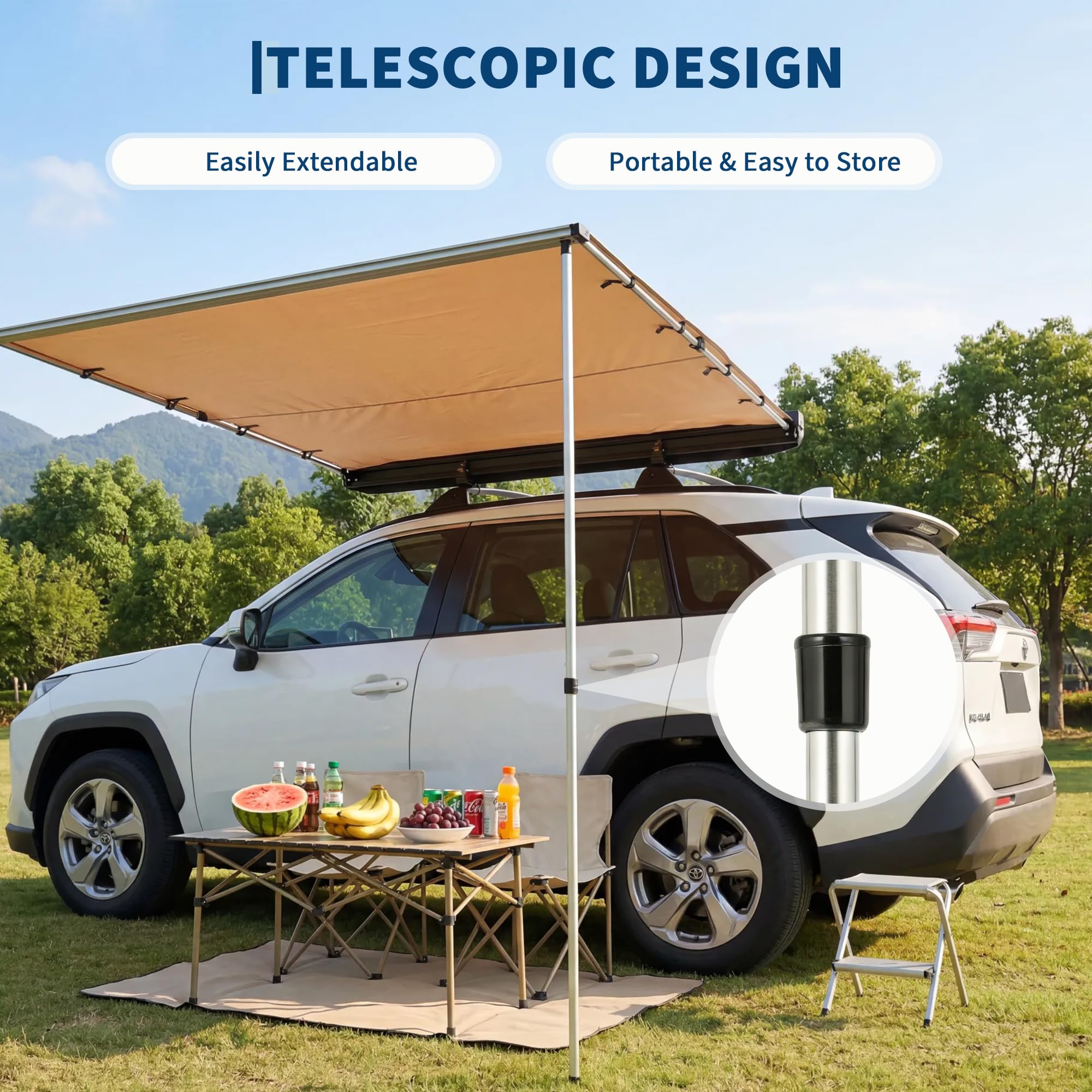 Навес-маркиза для крыши внедор – обзор и цена Outdoor Camping Awning